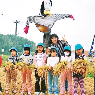 秋の遠足・七五三参り・いもほり・いねかり